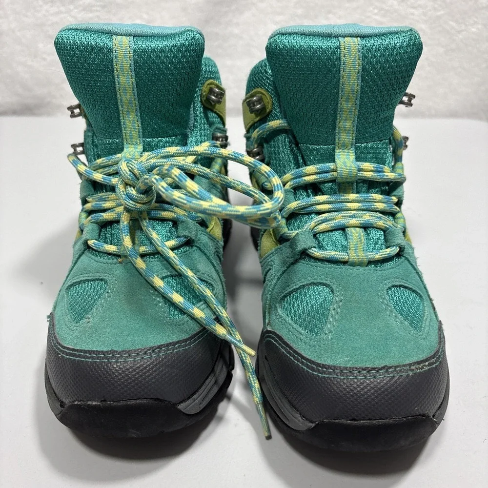 L.L. Bean Kids Trail Model Hikers TEK 2.5 Waterproof Boots Blue Size 4